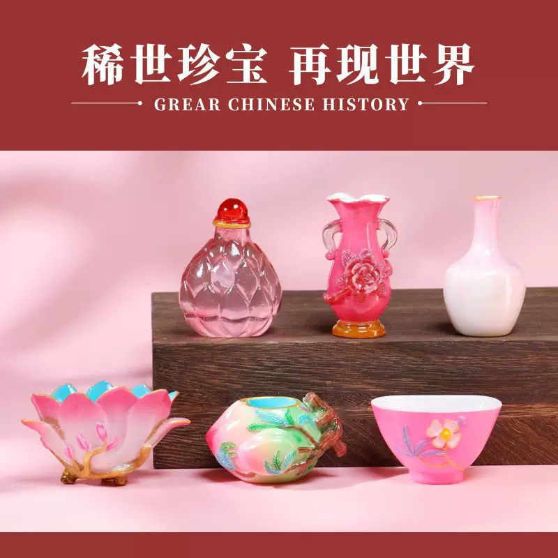 北京沈阳故宫博物院盛世芳华立体宫廷杯珐琅彩文创伴手礼旅游纪念