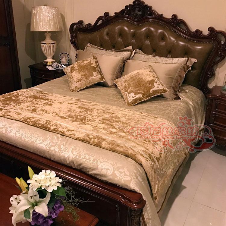 欧式床上用品高档法式多件套样板间样板房展示厅新古典床品套装