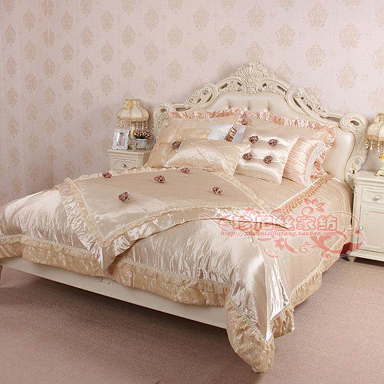 欧式床品浪漫奢华十件套件样板房床上用品样板间法式多件套装