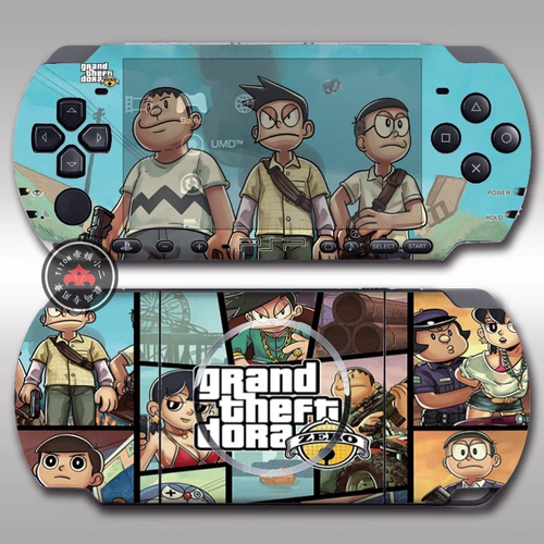 PSP3000PSP2000 Пленка наклейка на стикер аниме наклейка на стикер машина кошка Doraemon Pain Sticker Cartoon