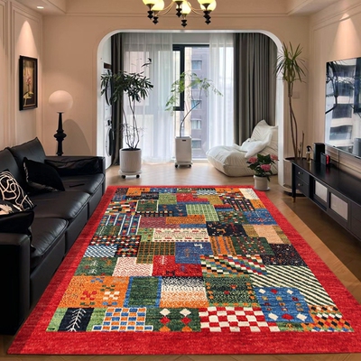 中古风多巴胺地毯圈绒防滑耐磨