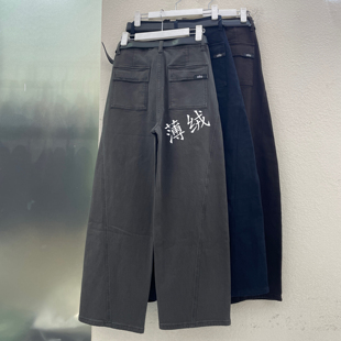 女弹力弯刀裤 JEANS佐拿 60959底抓毛牛仔裤 60958 芭度玄风60957