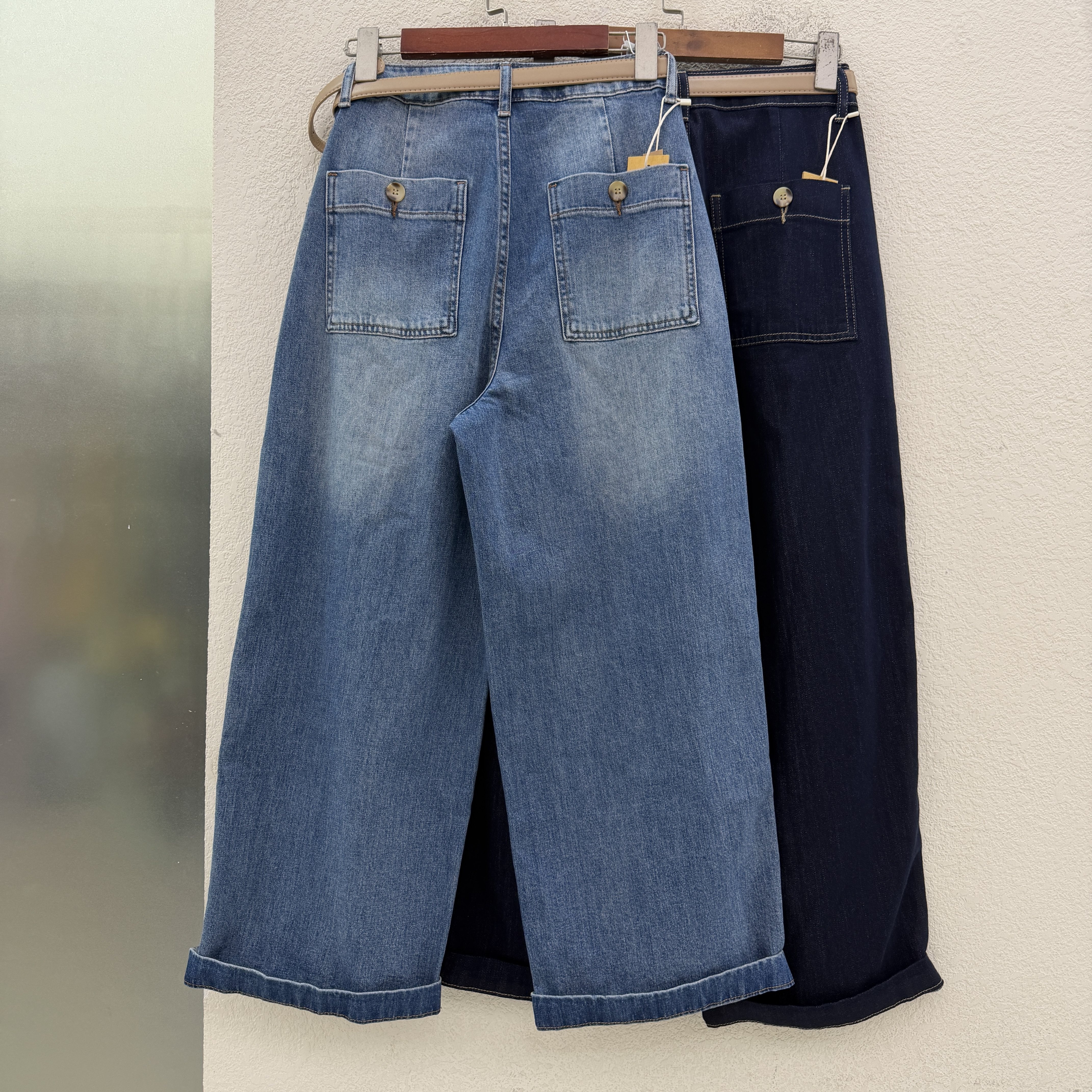 夏款欧货JEANS韩酷莱66333 66310牛仔裤女九分男友蓝色直筒裤2026