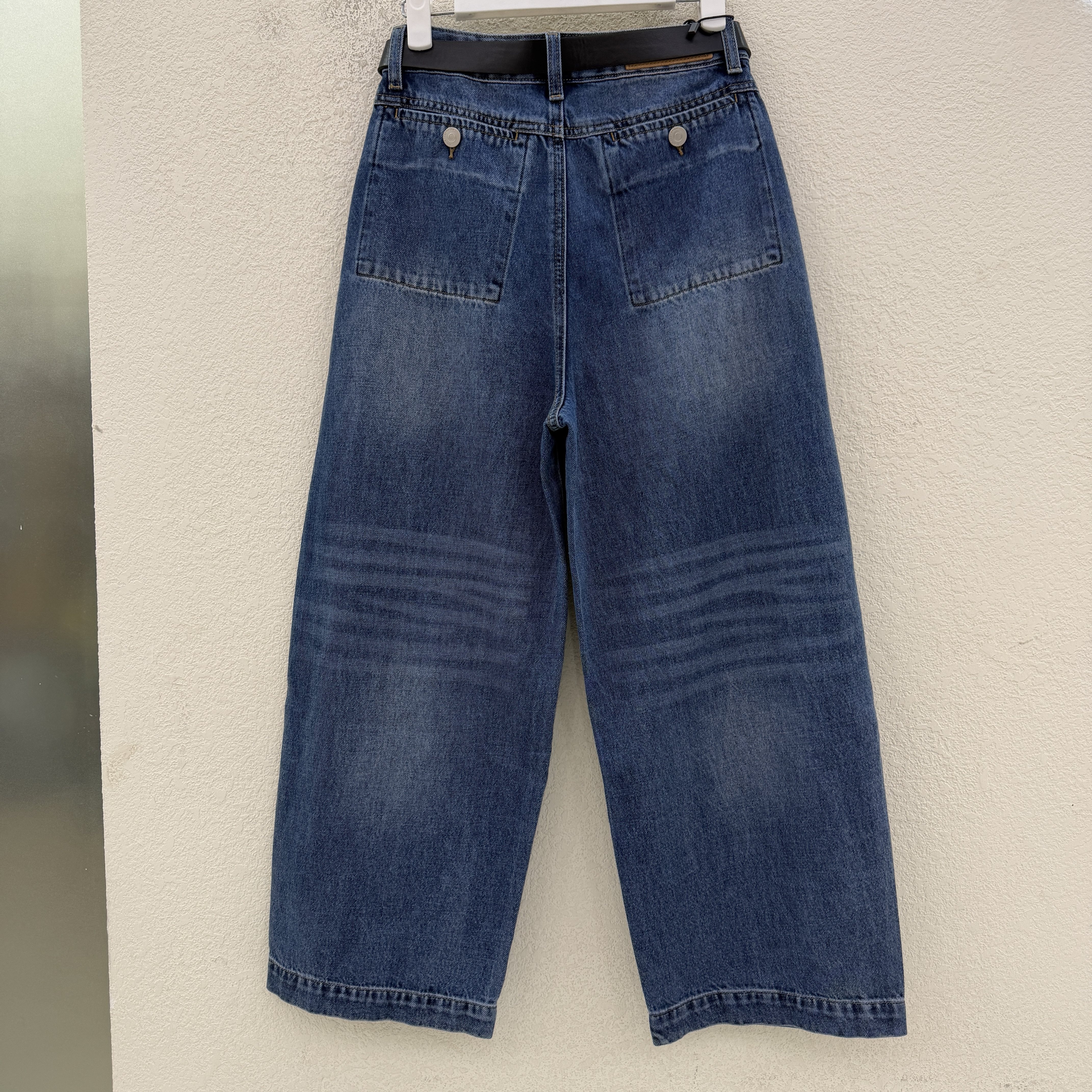 JEANS佐拿 芭度玄风9591欧货九分直筒牛仔裤女水洗弯刀裤2026夏款
