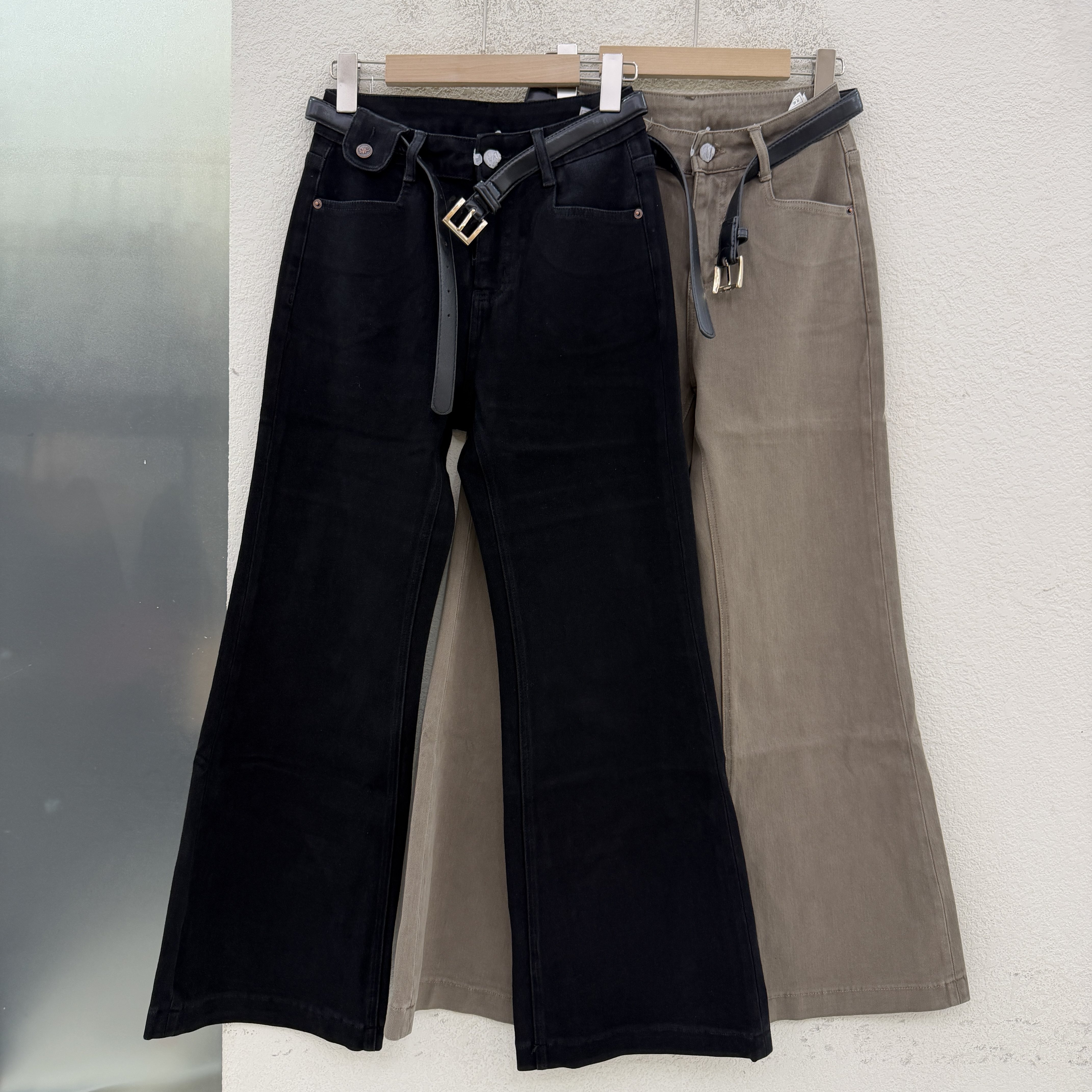 2026秋款N FASHION JEANS韩酷莱5537 5532微喇牛仔裤女气质喇叭裤