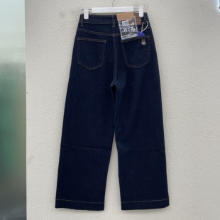 牛仔裤 2025LIANG 秋新款 红提子16065口袋刺绣弹力九分直筒裤 BAN