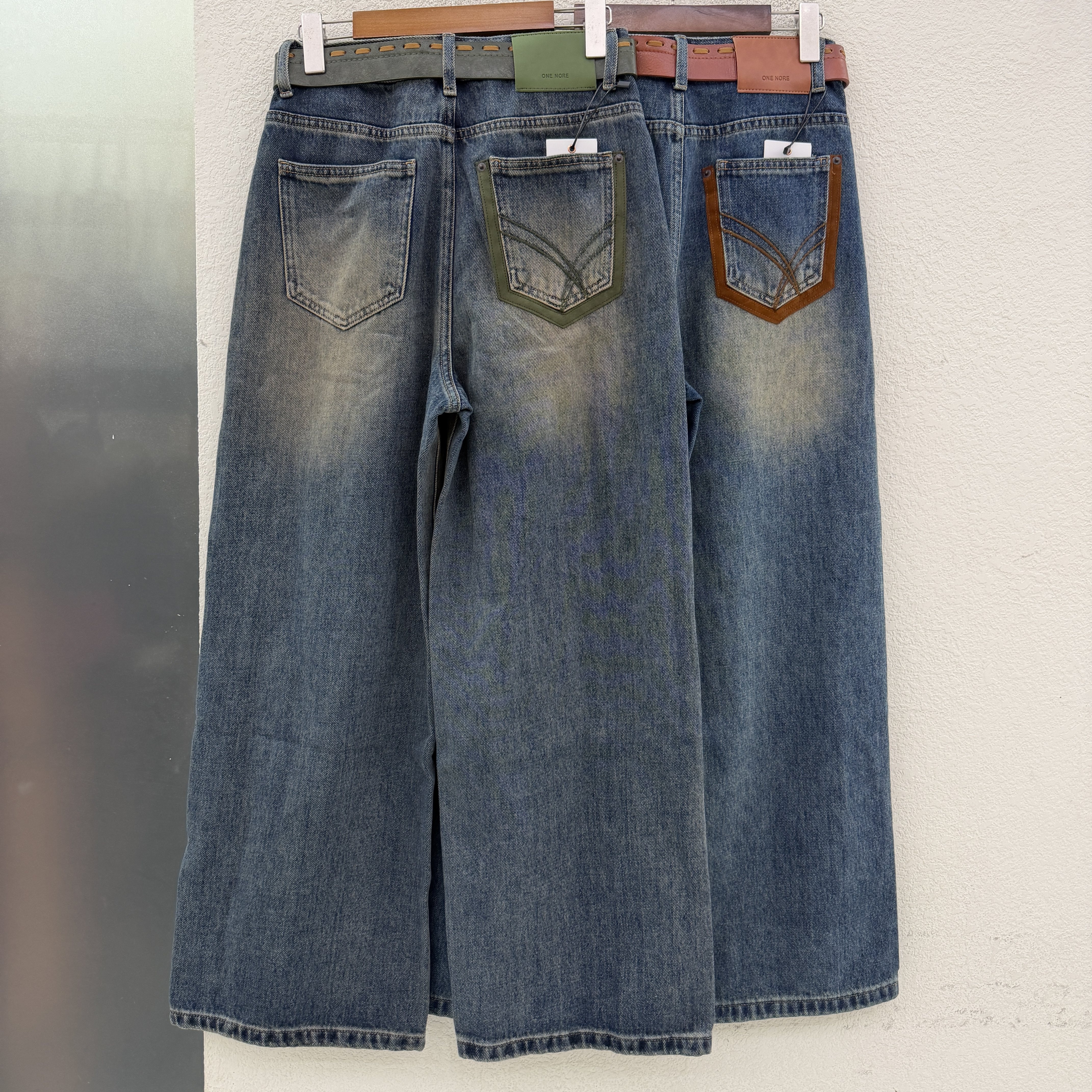 秋Q FASHION JEANS佐拿 芭度玄风61579 61589牛仔裤女直筒拖地裤