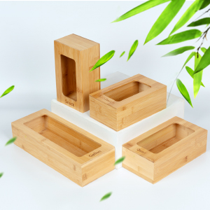 竹制食品袋保鲜膜抽屉整理收纳盒优质楠竹厨房自封袋神器