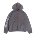 Hooded Sweatshirt Washed Black