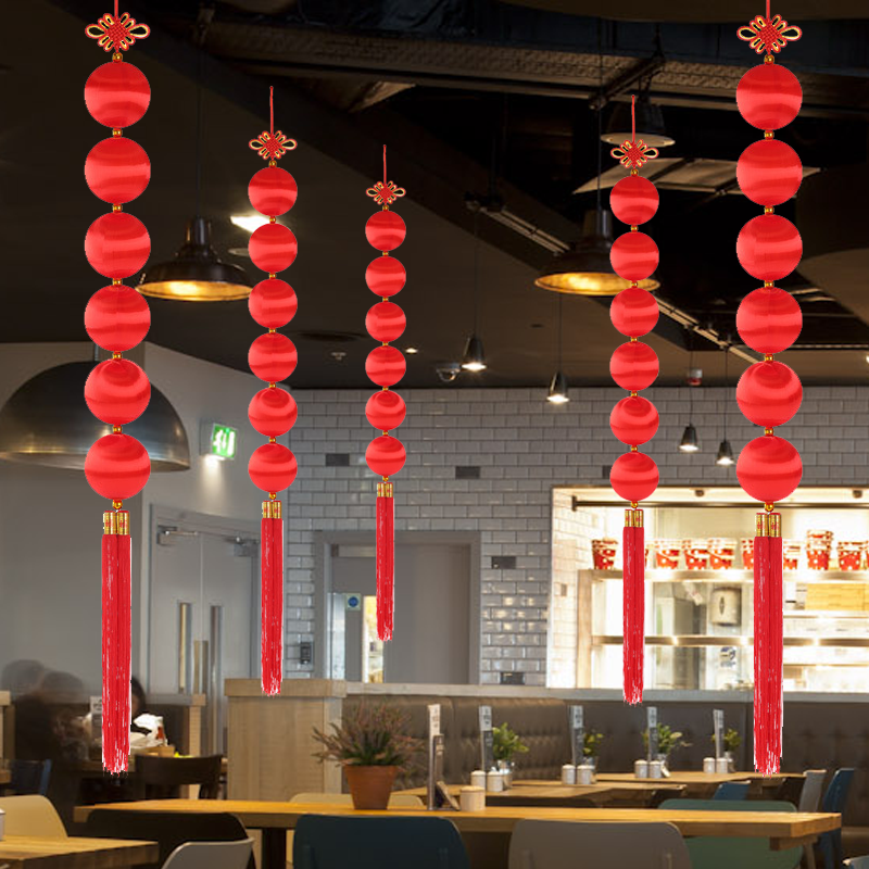 小灯笼春节丝光球年货串挂饰过年商场大门挂件新年室内布置装饰,节庆用品/礼品,挂饰/生肖挂饰,淘宝优惠券,粉丝福利购,淘宝优惠卷