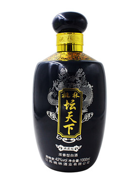 一壶老酒江苏桃林酒业42度浓香型纯粮食优级白酒-坛天下典藏版