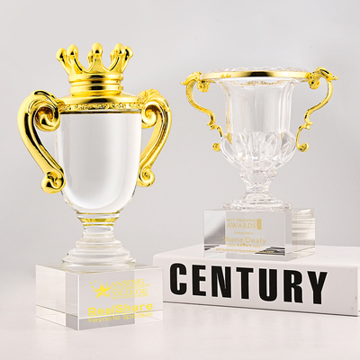 东南树脂金属水晶奖杯纪念品订制