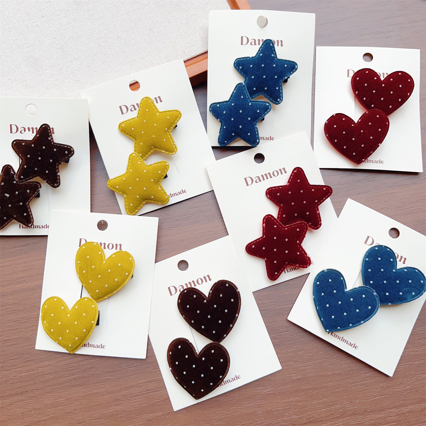 女童秋冬绒布爱心发夹宝宝时尚包布发卡婴儿软配饰云感胎毛夹头饰,童装/婴儿装/亲子装,发饰,淘宝优惠券,粉丝福利购,淘宝优惠卷