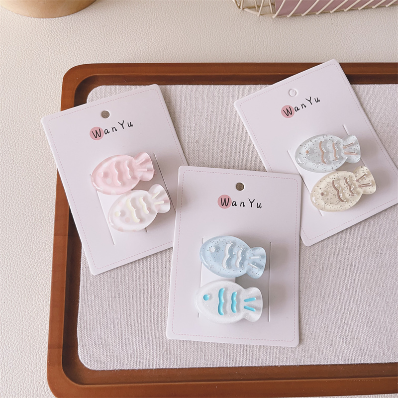 小女孩可爱发夹果冻透闪