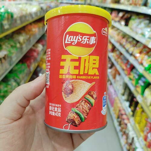 乐事无限薯片番茄烤肉黄瓜原味