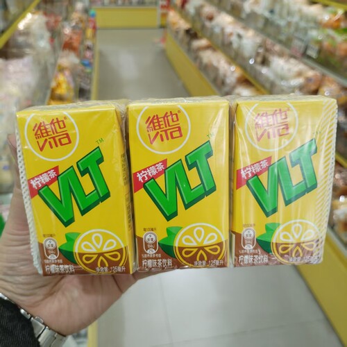 维他柠檬味茶饮料网红休闲解馋