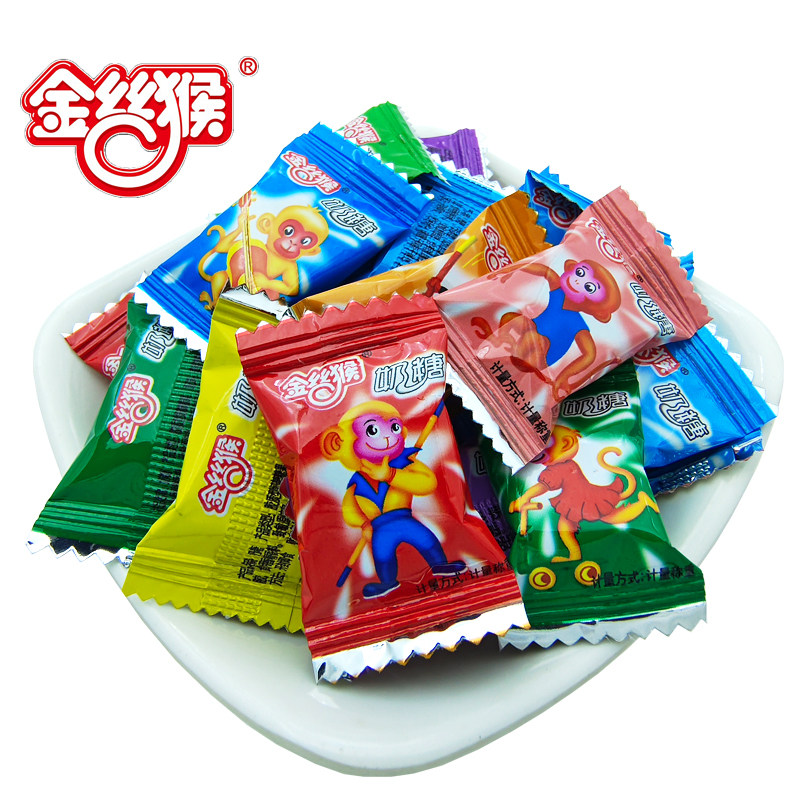 金丝猴奶糖结婚喜糖果散装牛奶糖500g约160伴手礼怀旧休闲小零食