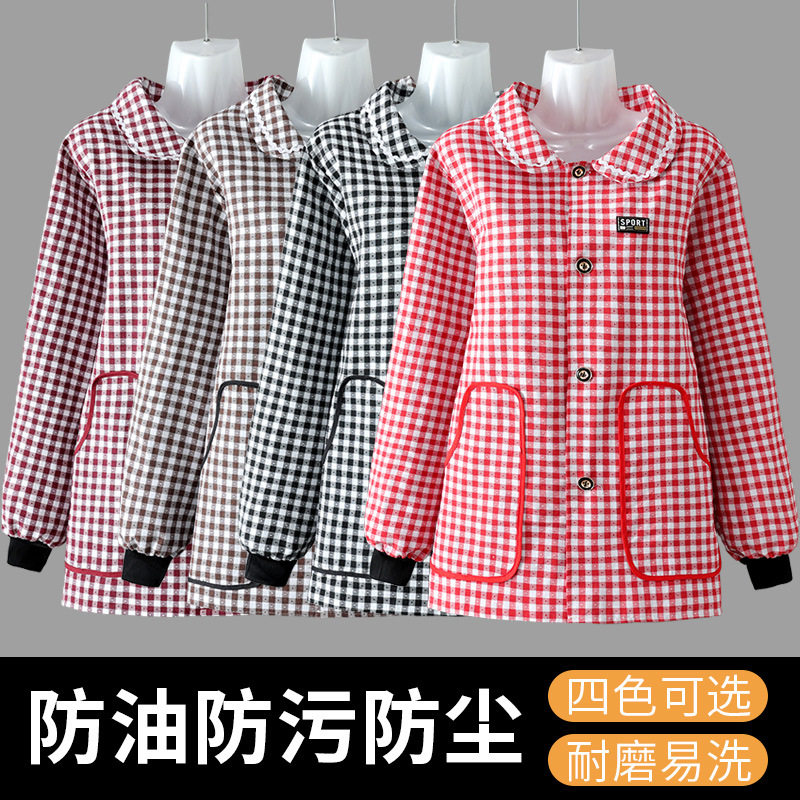短款棉布围裙女工装43