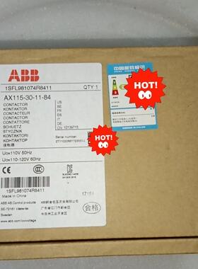 ABB接触器 AX115-30-11-84，适用于进口机器配议价