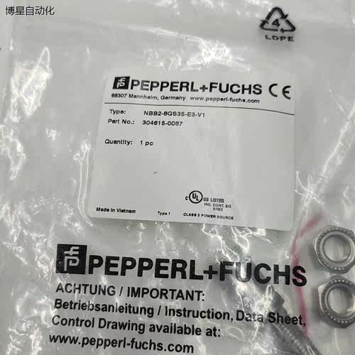 原装正品倍加福NBB2-8GS35-E3-V1工程剩余保证原议价