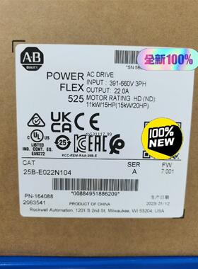 现货25B-E022N104 罗克韦尔 Allen-Bradle议价