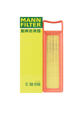 曼牌滤清器空气滤芯格C38016适配14-18款标致408 1.8L
