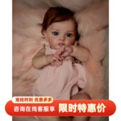 推荐 60厘米大号重生娃娃女宝宝 爆款 女孩过家家玩具 黑色短发