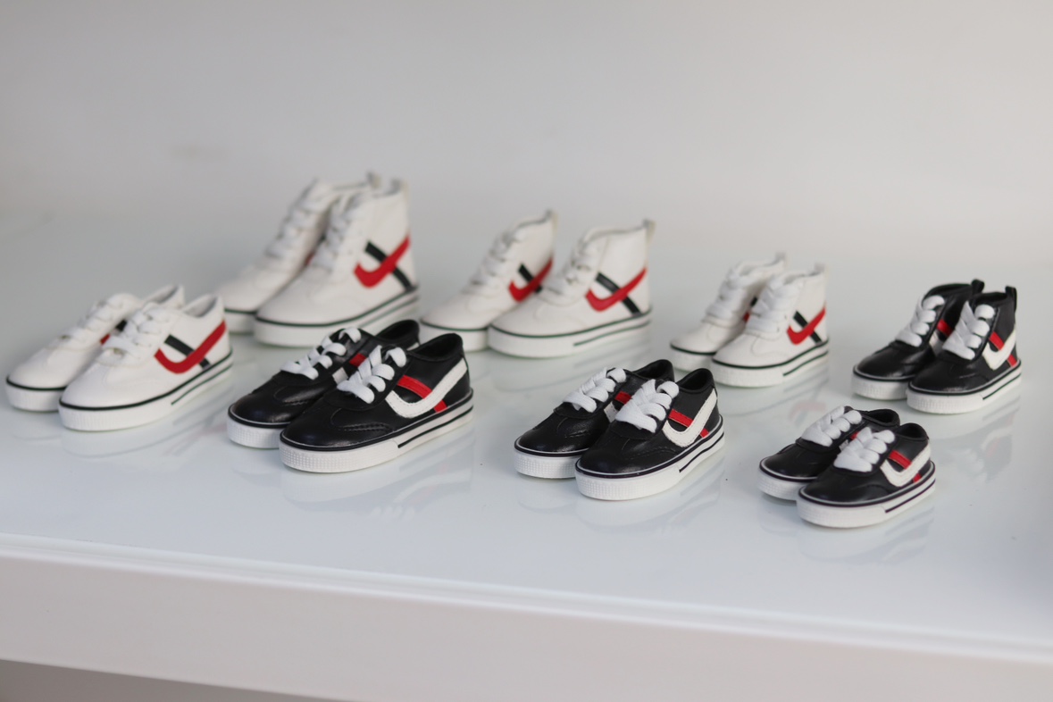 BJD.SD3分 4分 叔叔娃用迷你鞋子休闲鞋 中帮潮款(瑕疵)