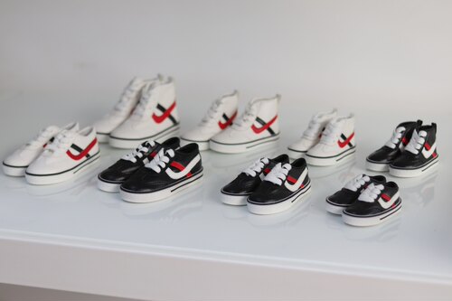 BJD.SD3分 4分 叔叔娃用迷你鞋子休闲鞋 中帮潮款（瑕疵）