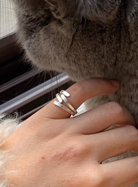 hssilver女泰银戒指