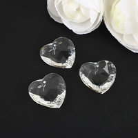 27 мм прозрачное персиковое сердце в форме сердца