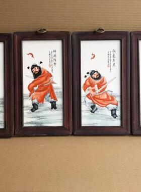 名家手绘山水画国画玄关摆件