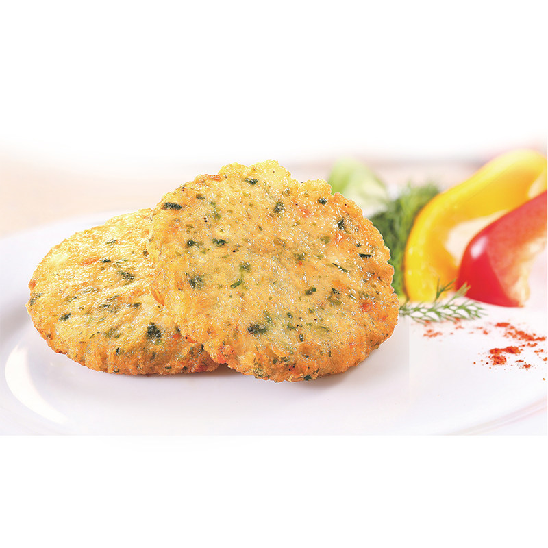 海苔虾饼平海鱼肉虾糕商用大饼油炸食品小吃汉堡食材冷冻虾类制品