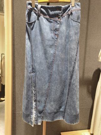 dins新款女士半身裙修身包臀a字中长款X1AS22CQ15619专柜正品