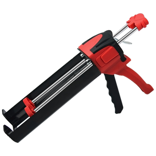 双组份组角胶胶枪铝合金玻璃门窗1:1手动打胶枪AB双管胶省力600ML
