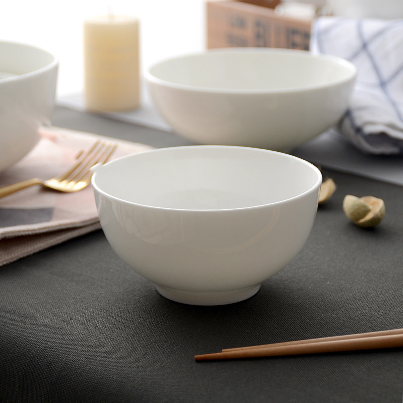 White white porcelain bowl