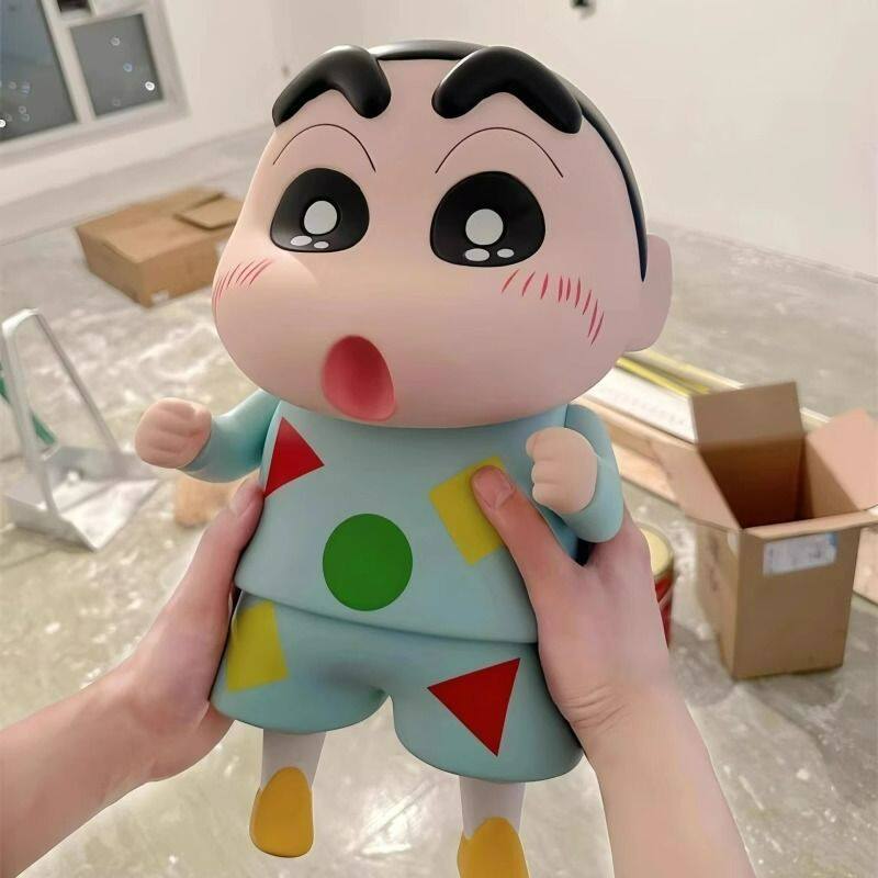 超大号26cm蜡笔小新存钱罐小3D模型摆件