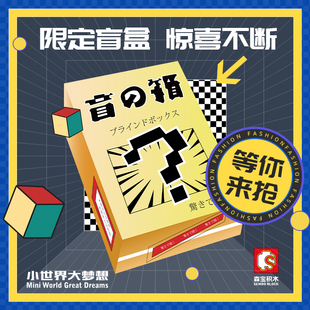 玩具盲盒幸运福袋礼物儿童男孩女孩摆件 森宝积木惊喜拼装 盲盒