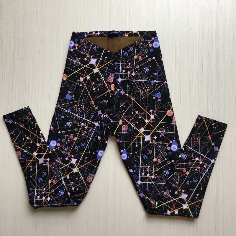 朗瑞正品女星空炫彩加厚驼绒裤