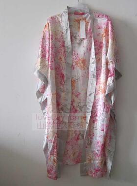 升派正品家居服睡衣女士春夏仿真丝绸女生中袖睡袍睡裙二件套