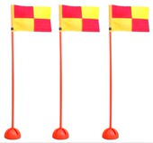 1.5米训练障碍杆 1米 足球角旗 室内外通用注水底座标志杆角旗