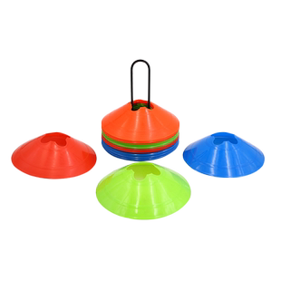 足球训练标志盘标志碟篮球障碍物训练器材标志桶标志杆平面标志碟