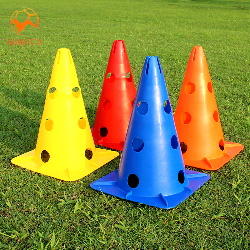 方底带孔足球训练跨栏多功能标志