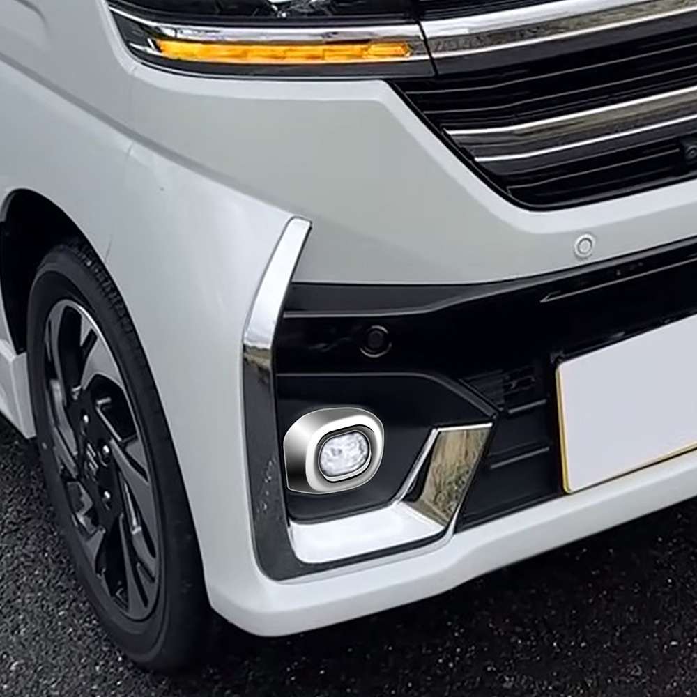 适用24款铃木SPACIA/SPACIA Custom MK04系前雾灯圈雾灯装饰亮片