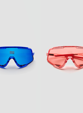 MAAP联名100% Glendale 限量版骑行眼镜防风防紫外线大镜面偏光