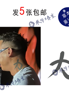 草本果汁力纹身贴GAI周延