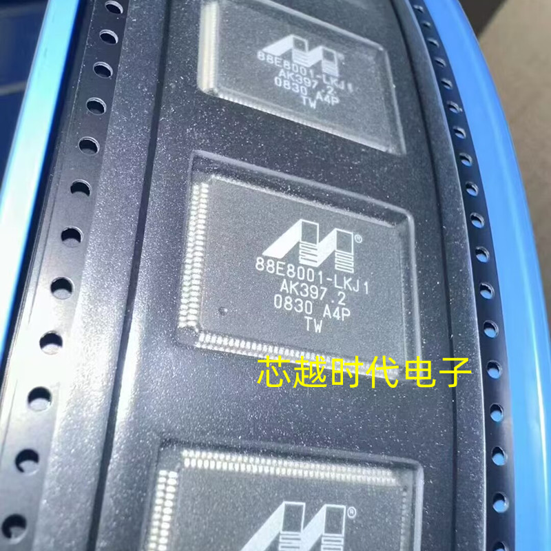 88E8001-A4-LKJ1C000 丝印88E8001-LKJ1 封装TQFP-128 全新原装