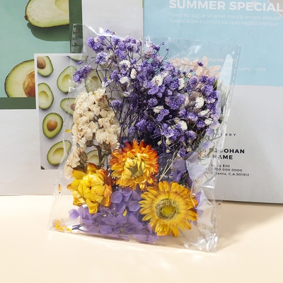 干花永生花浮游花滴胶蜡烛相框压押花玫瑰花压花装饰真花不凋谢