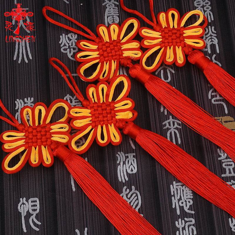 红黄双色中国结流苏穗子喜庆红包礼盒包装酒盒乐器挂件手工中国风,节庆用品/礼品,中国结,淘宝优惠券,粉丝福利购,淘宝优惠卷