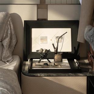 屿物为居 饰画道具书 售楼处摆件现代样板间家具展厅卧室床头柜装